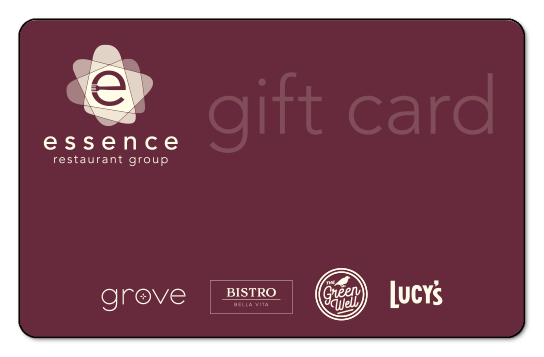 Essence Restaurant Group logo above logos of their associated properties,